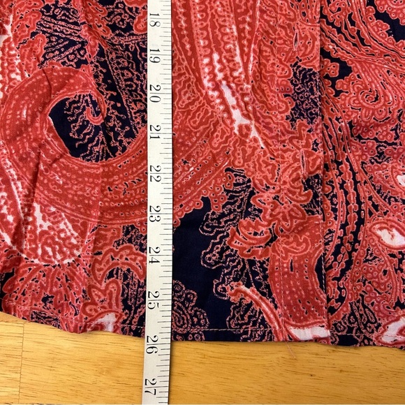 NWT TOMMY HILFIGER Cinnabar Paisley Button Down Shirt - Picture 14 of 16